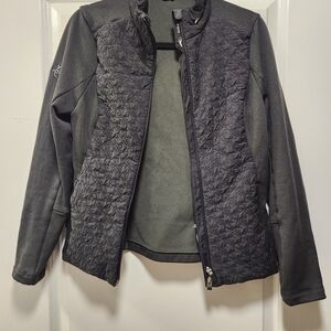 Women's KJUS Quilted Front Black Jacket